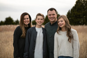 The Ryan family (Christy, Morgan, William, Bailey)